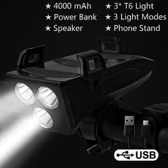 Multi-function Bike Flashlight